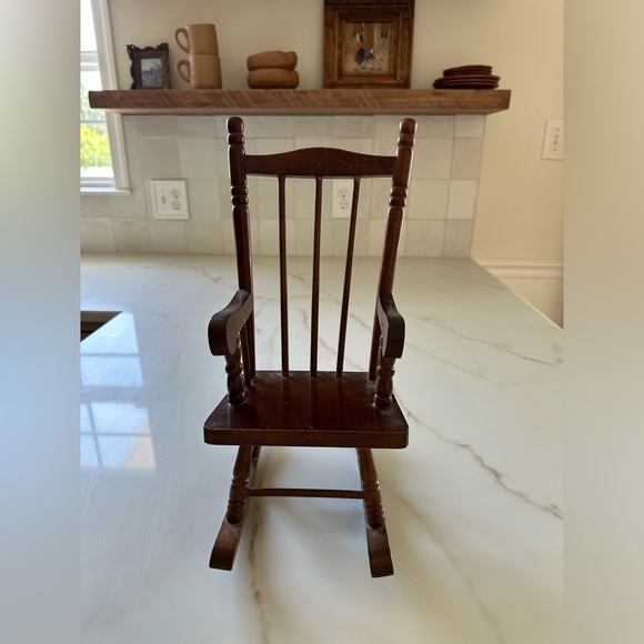 Mini Wooden Rocking Chair - Picture 1 of 4